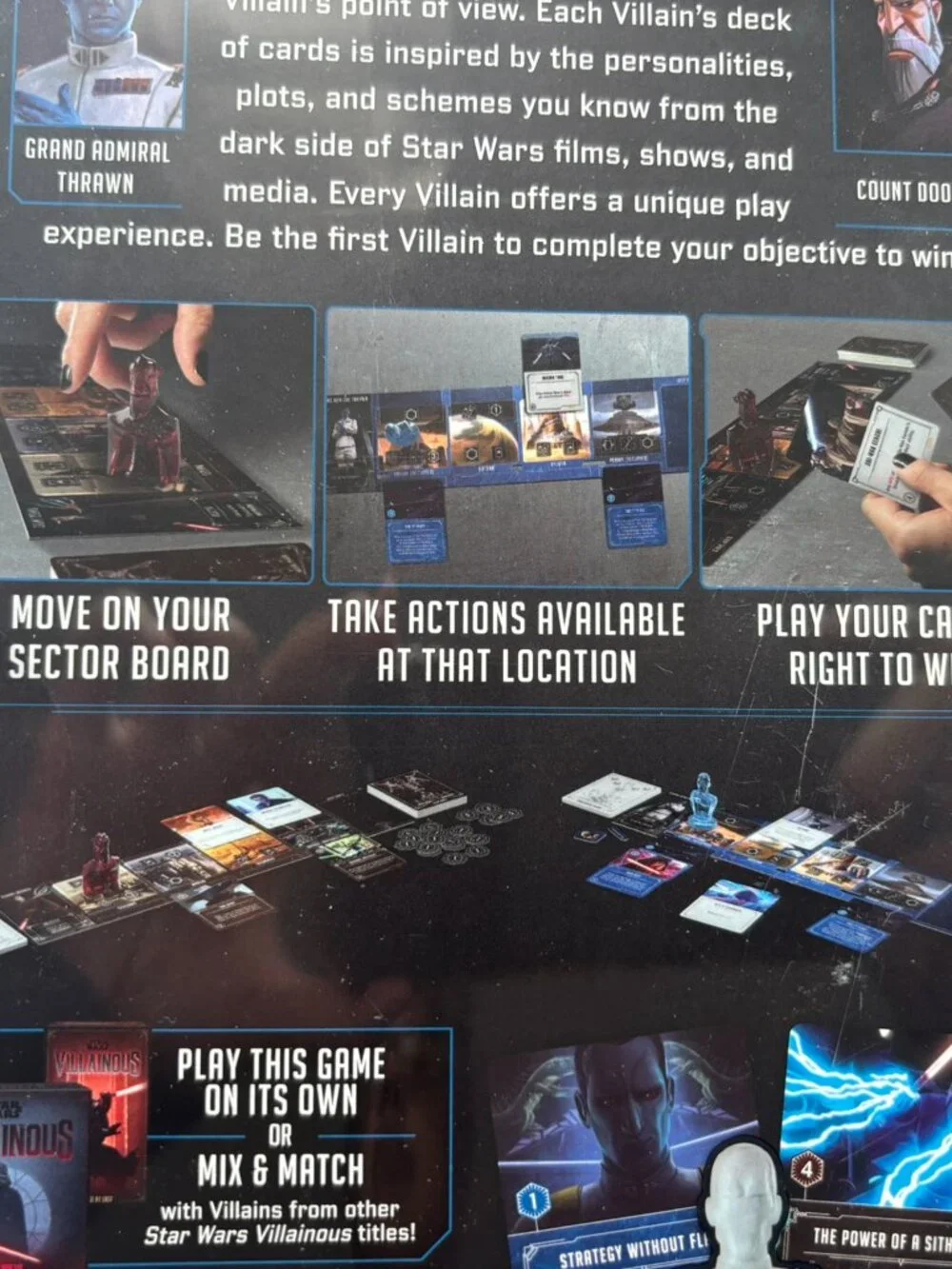 NEW Ravensburger Villainous Star Wars Cold Tactics & Disney Treacherous Tides